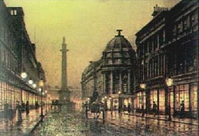 Grainger Street art print by Louis Grimshaw