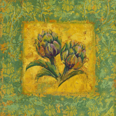 Artichoke art print by Margaret Le Van