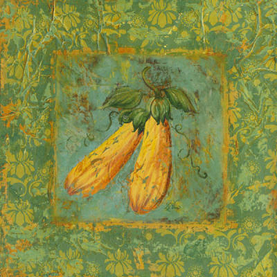 Squash art print by Margaret Le Van