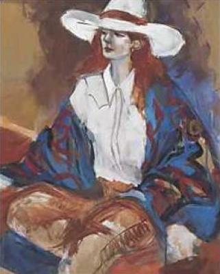 Clementine art print by Mona Shafer Edwards