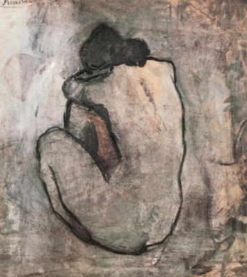 Blue Nude, 1902 art print by Pablo Picasso