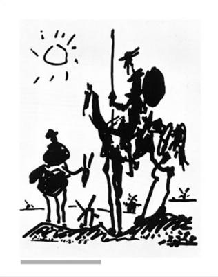 Don Quixote art print by Pablo Picasso