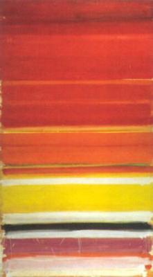 Horizontal Stripe Painting art print by Patrick Heron