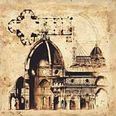 Architectorum No. 1 art print by Paul Panossian
