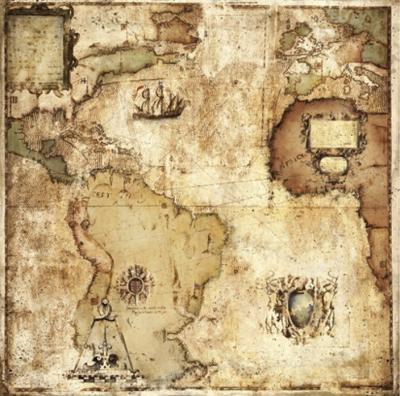 Map of Discovery art print by Paul Panossian