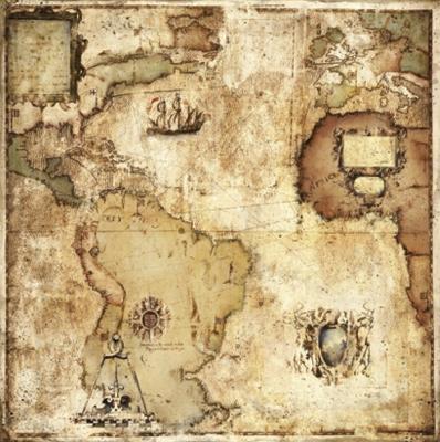 Map of Discovery art print by Paul Panossian