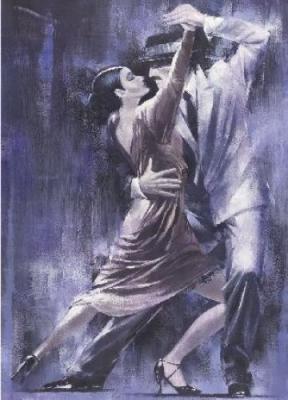 Tango Nocturno art print by Pedro Alvarenz