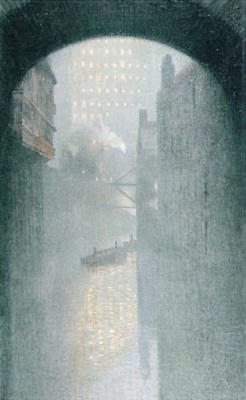 India House, Manchester art print by Pierre Valette
