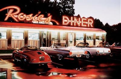 Rosie's Diner No.5 art print by Robert Gniewek