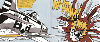 Whaam! art print by Roy Lichtenstein