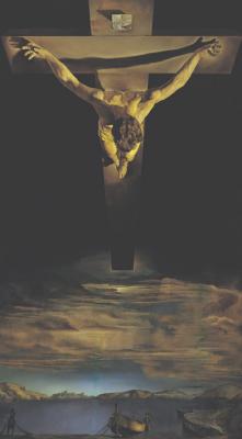 Christ of St John of the Cross art print by Salvador Dali