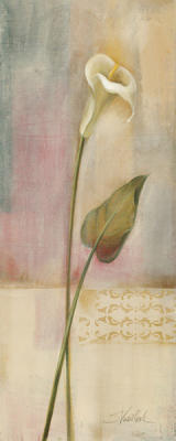Elegant Calla Lily art print by Silvia Vassileva