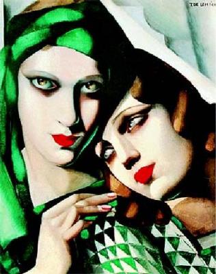 The Green Turban art print by Tamara de Lempicka