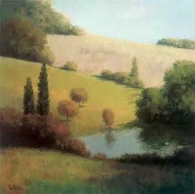 Inspired Hillsides I art print by Udell