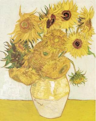Les Tournesols art print by Vincent Van Gogh