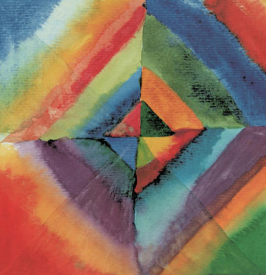 Colour Studie art print by Wassily Kandinsky