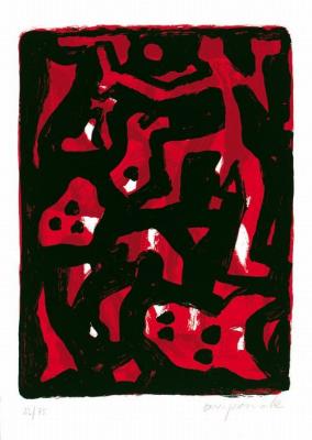 Feuer Standart-West art print by A.R. Penck
