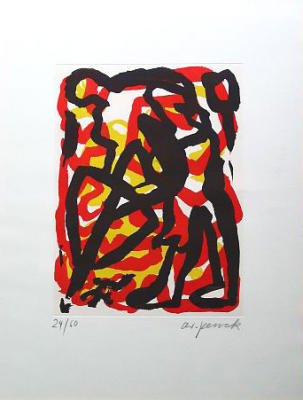Sch�tze art print by A.R. Penck