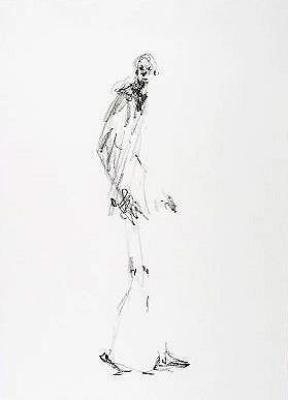 Dessin II art print by Alberto Giacometti