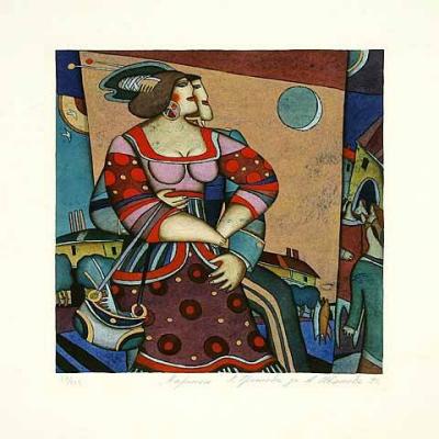 Tosca art print by Alexander Ivanov