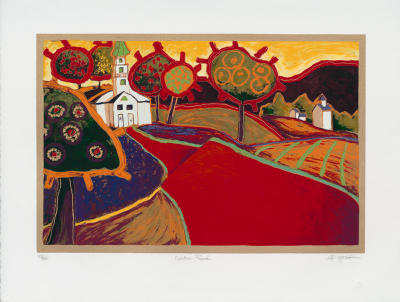 Center Road (2001) art print by Alison Goodwin