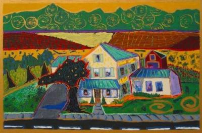 Waitsfield art print by Alison Goodwin