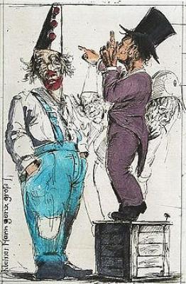 Kleiner Mann ganz gross art print by Andreas Nossmann