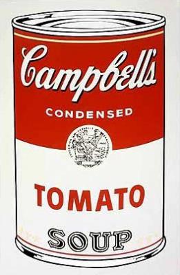 Campbells Tomatendose art print by Andy Warhol