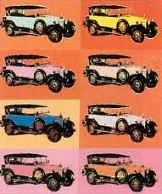 Cars, Mercedes Typ 400, Bj. 1925 art print by Andy Warhol