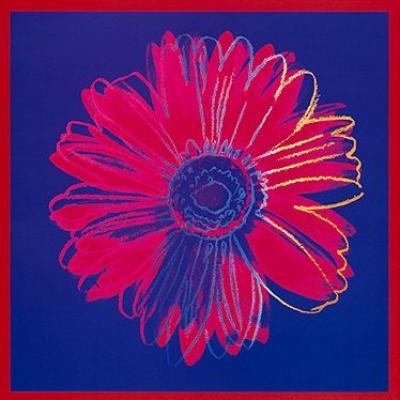 Daisy, 1982 (Blue,Red) art print by Andy Warhol