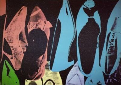Diamond Dust Shoes art print by Andy Warhol