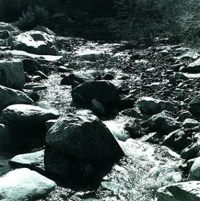 Mountain Stream art print by Ansel Adams