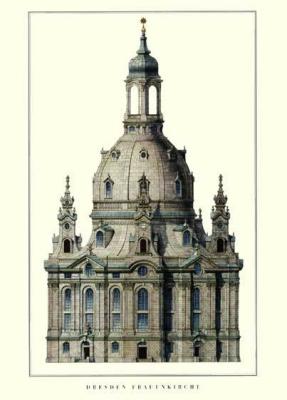 Dresden - Frauenkirche art print by Architekturplakate
