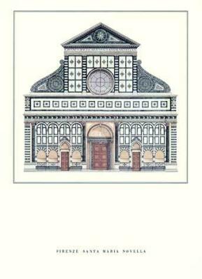 Fierenze - Santa Maria Novella art print by Architekturplakate