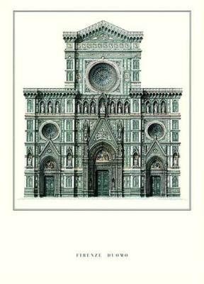 Firenze - Duomo art print by Architekturplakate