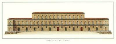 Firenze - Palazzo Pitti art print by Architekturplakate
