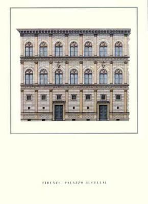 Firenze - Palazzo Rucellai art print by Architekturplakate
