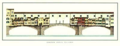 Firenze - Ponte Vecchio art print by Architekturplakate