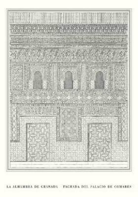 Granada - Alhambra Palacio de Comares art print by Architekturplakate