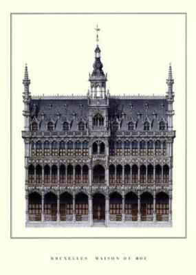 Maison du Roi art print by Architekturplakate