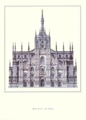 Milano - Duomo art print by Architekturplakate