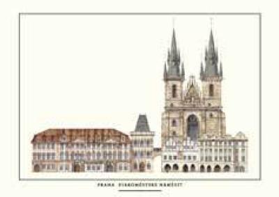 Prag - Altst�dter Ring art print by Architekturplakate