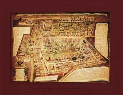 Venezia - L'Arsenale di Venezia, 1798 art print by Architekturplakate