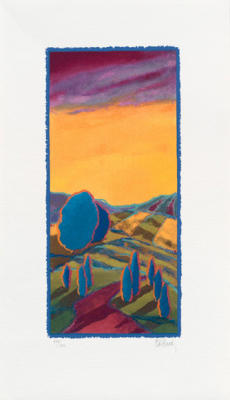 Colour Song III Yellow (2000) art print by Barbara Brody