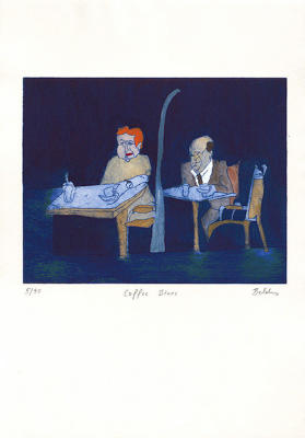 Coffee Blues art print by Bernd Baldus