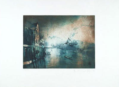 Salute, Canale Grande art print by Bernhard Vogel