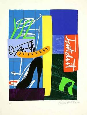 Another Bad Night On Sausage art print by Bruce McLean
