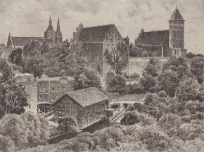 Allenstein, Schloss art print by Bruck