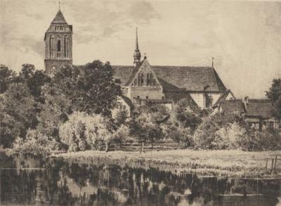 G�strow, Dom (quer) art print by Bruck