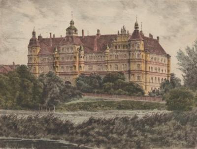 G�strow, Schloss art print by Bruck